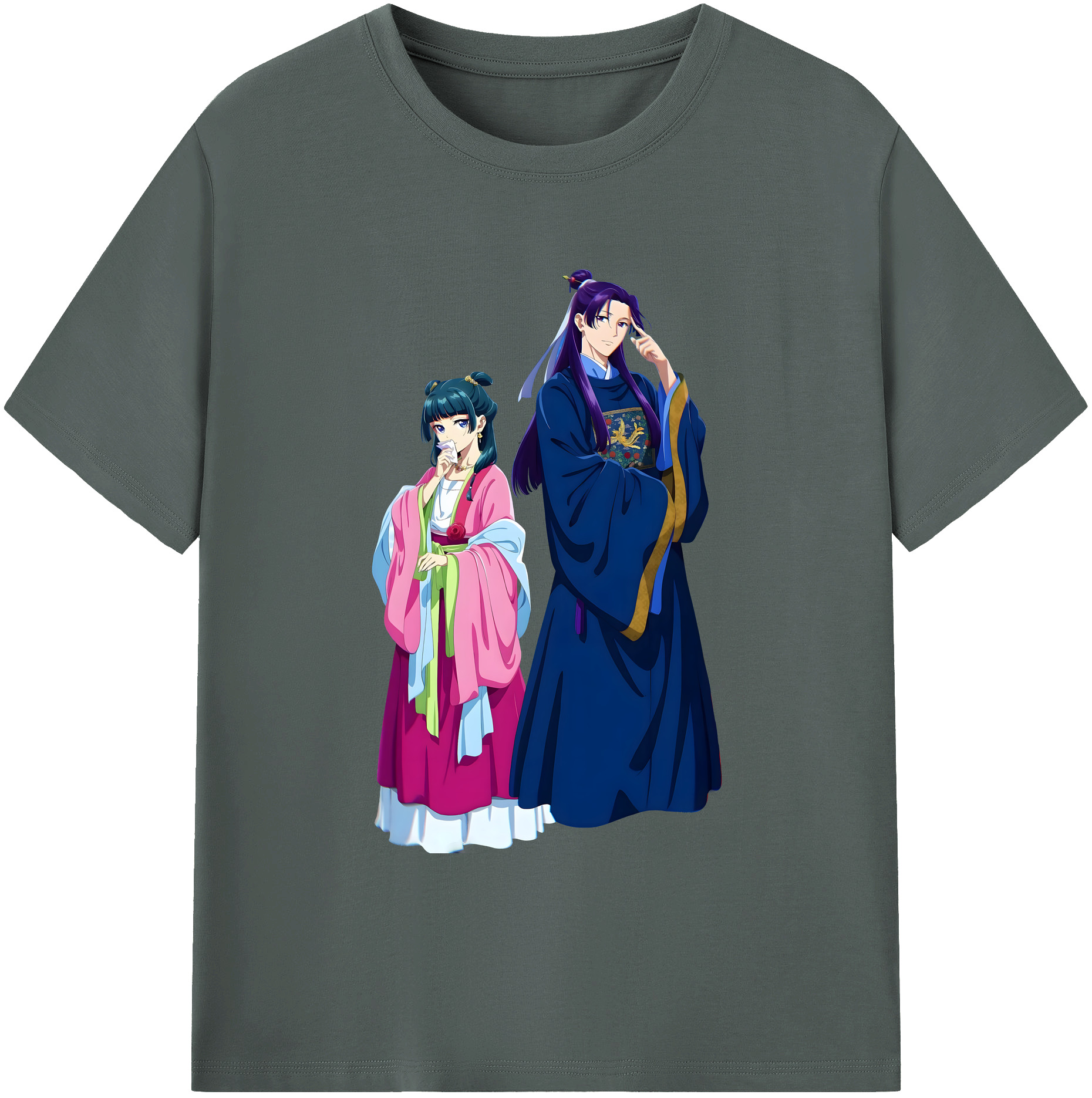 （画像用） 薬屋のひとりごと The Apothecary Diaries 綿100％ メンズ半袖Tシャツ｜肌触りやわらか＆通気性